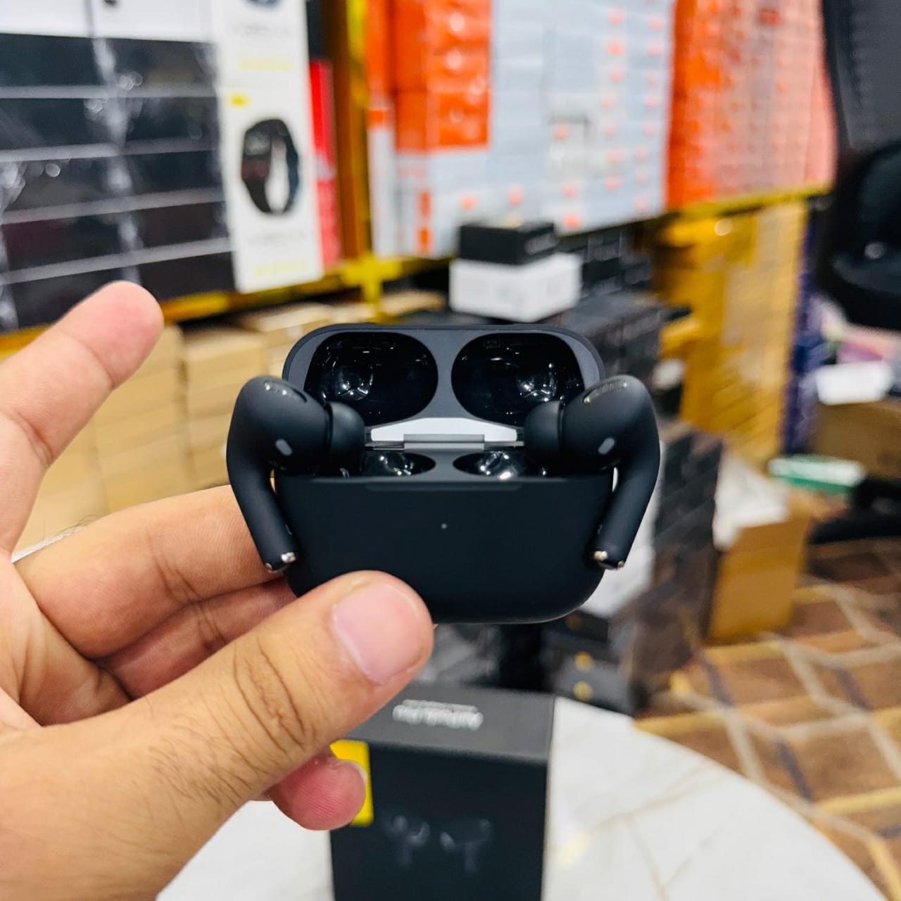 AirPods Pro 2 Black (Buzzer Edition) – Premium Sound & Sleek Design